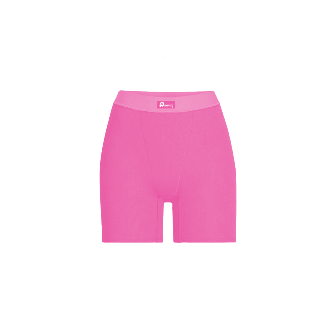 Ribbed Biker Shorts Blush Dream 424